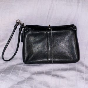Used Coach Leather Wristlet